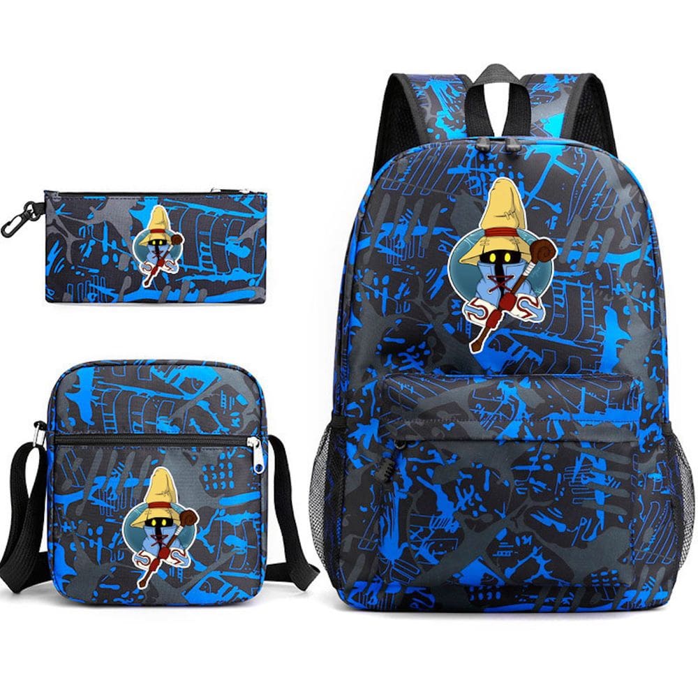 Conjunto de mochilas escolares Finals Fantasys, 3 unidades para crianças