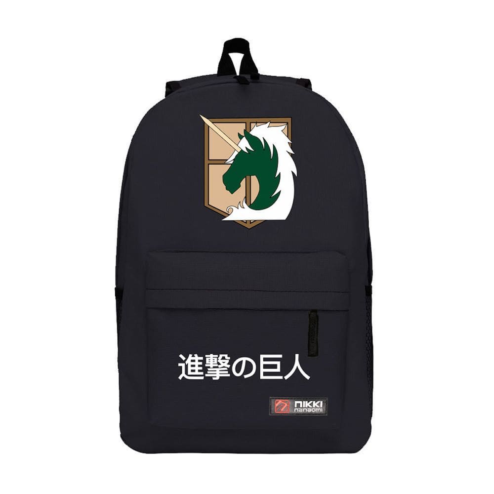 Mochila Anime School Attack on Titan para crianças