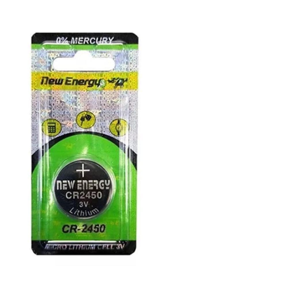 Bateria Cr2450 3V Oiginal New Energy Longa Duração C/1 Unid