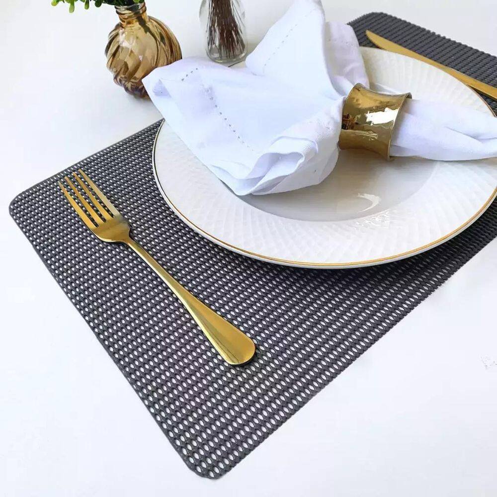 4 Jogo Americano Pvc Antiderrapante Resistente New Flex Cz