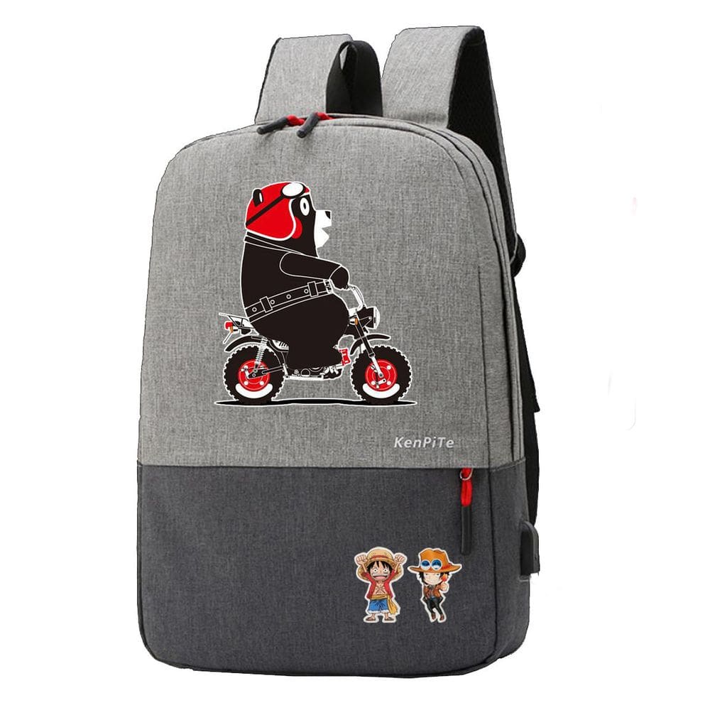 Mochila escolar infantil Kumamoto Bears Oxford 28x13x43cm