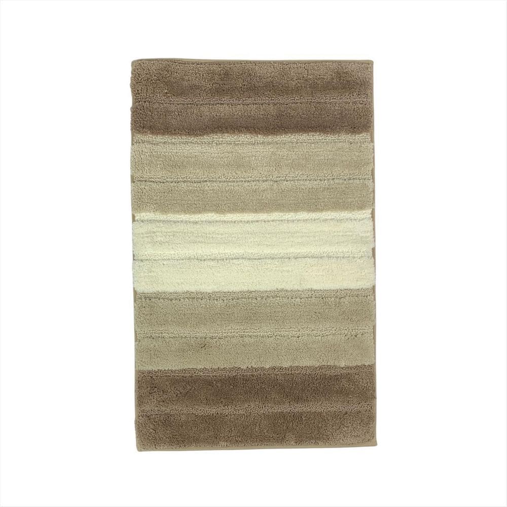 Capacho Luxo Microfibra Base Polipropileno Versátil Bege