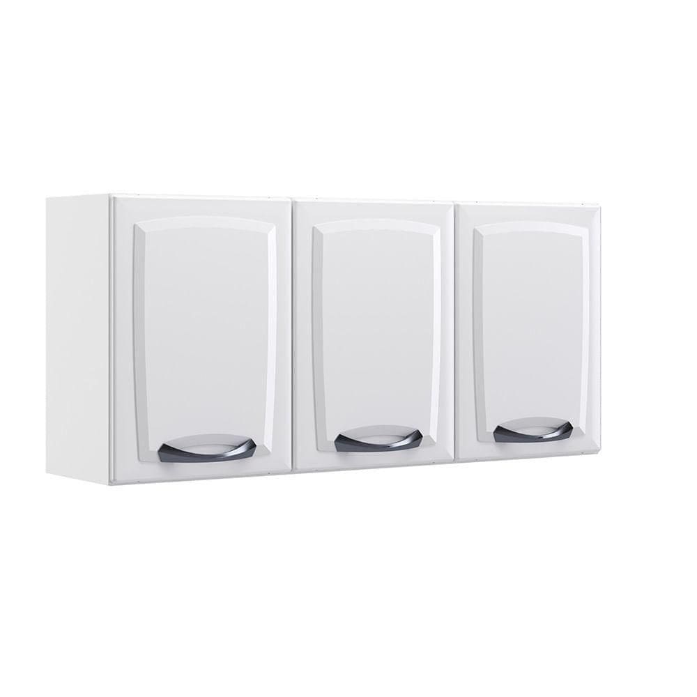Armário Aéreo De Cozinha Branco 3 Portas New Premium