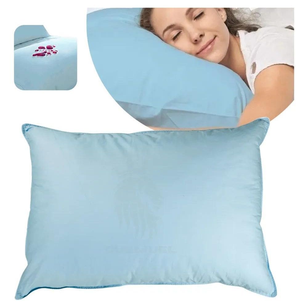 2X Capa Para Travesseiro Impermeável Antialérgica Macia