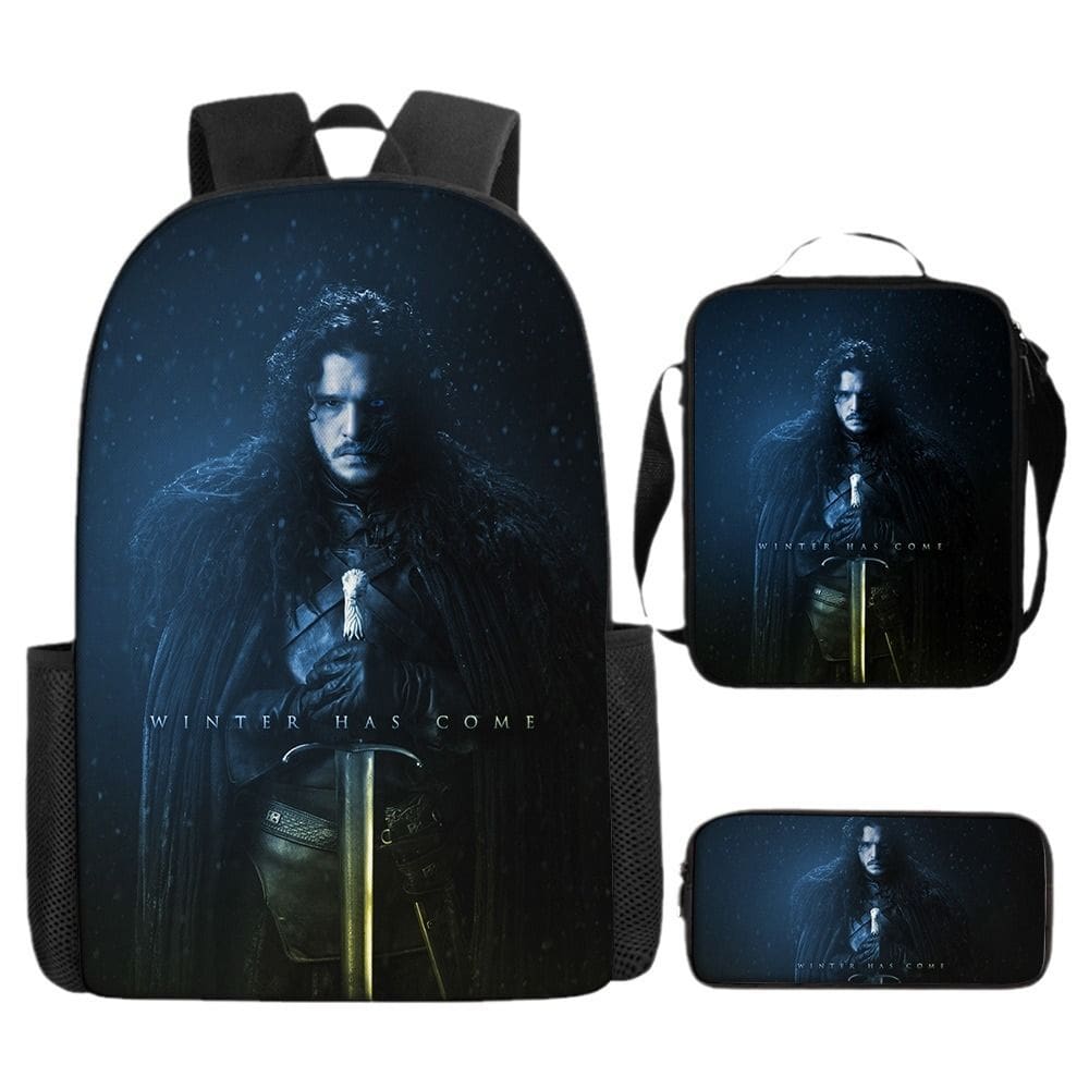 Conjunto de mochilas Games of Thrones Anime School 3 unidades/lote