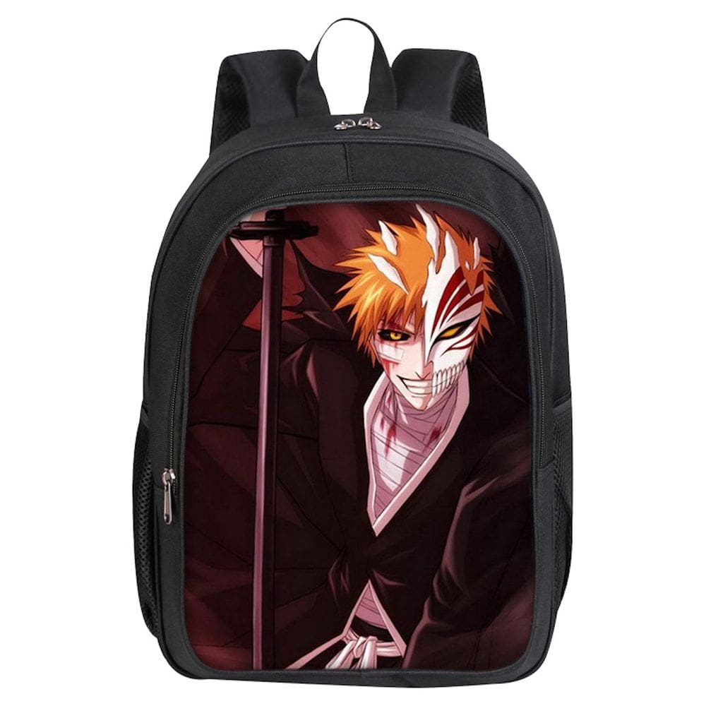 Mochila Bleach Kurosaki Ichigo Cartoon Kids School 30x16x40cm