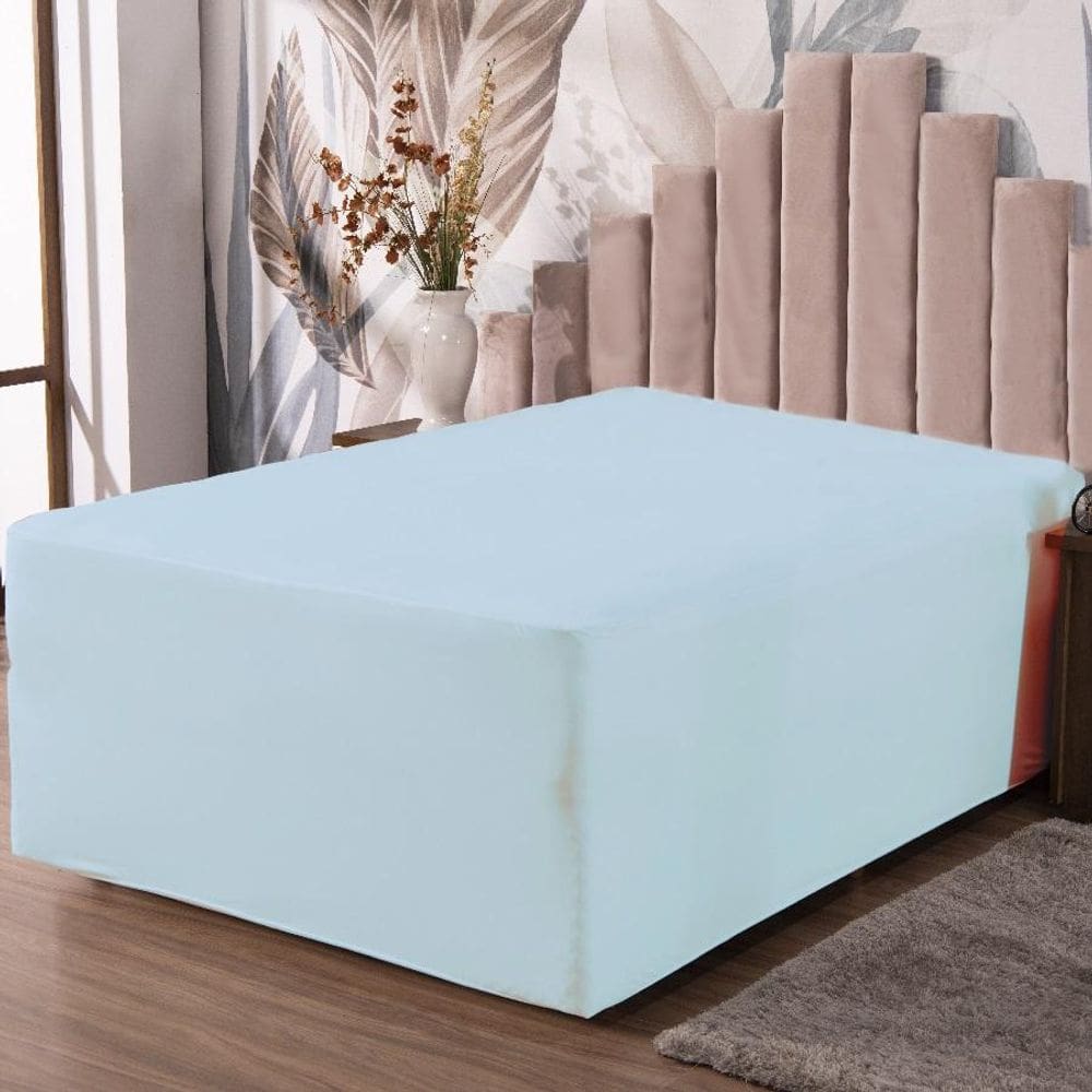 Lençol Luva Solteiro Cama Conjugada Colchão E Box Malha 1P