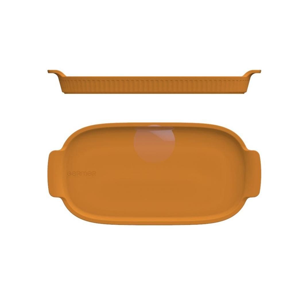 Bandeja Refratária 25 cm Média Amarela Germer Porcelanas