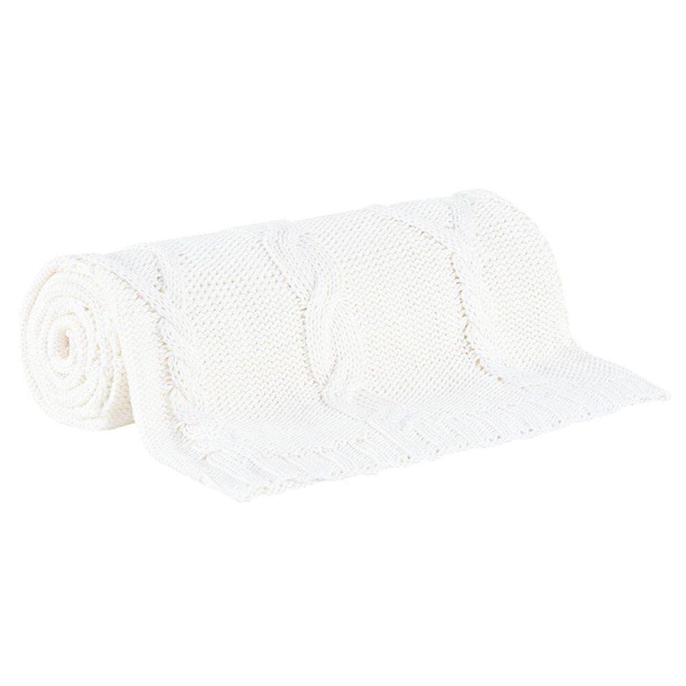 Manta Tricot Jude Marfim 125X150 Cm Buddemeyer