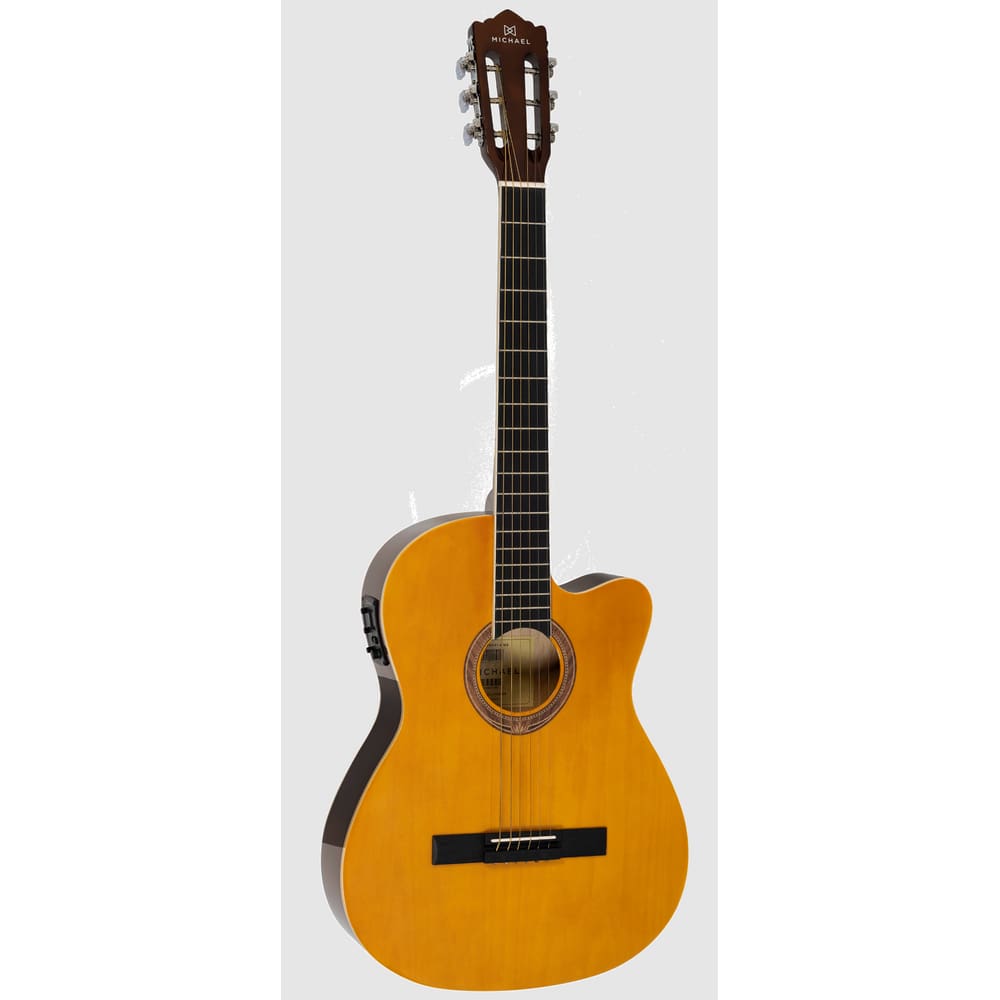 Violão Aço Michael Eletroacústico Vms314 Ns
