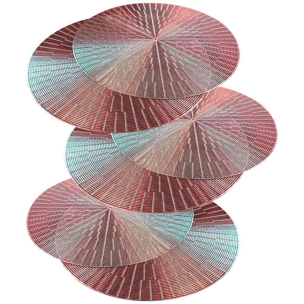 Jogo Americano 10 Peças Mesa Posta Mesa Redondo Linha Luxo