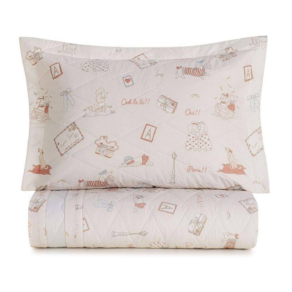 Cobreleito Casal Jolie 200 Fios Karsten