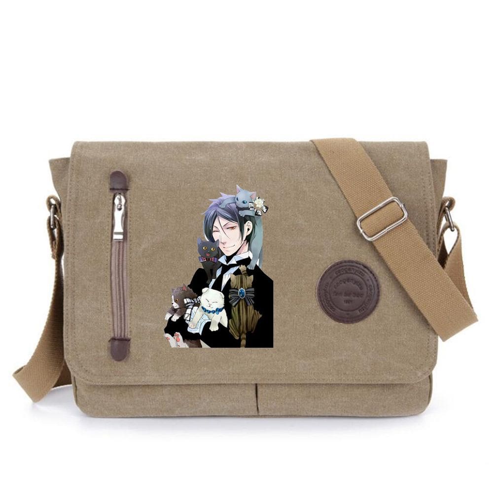 Bolsa de ombro Anime Black Butlers Messenger 35x12x26cm
