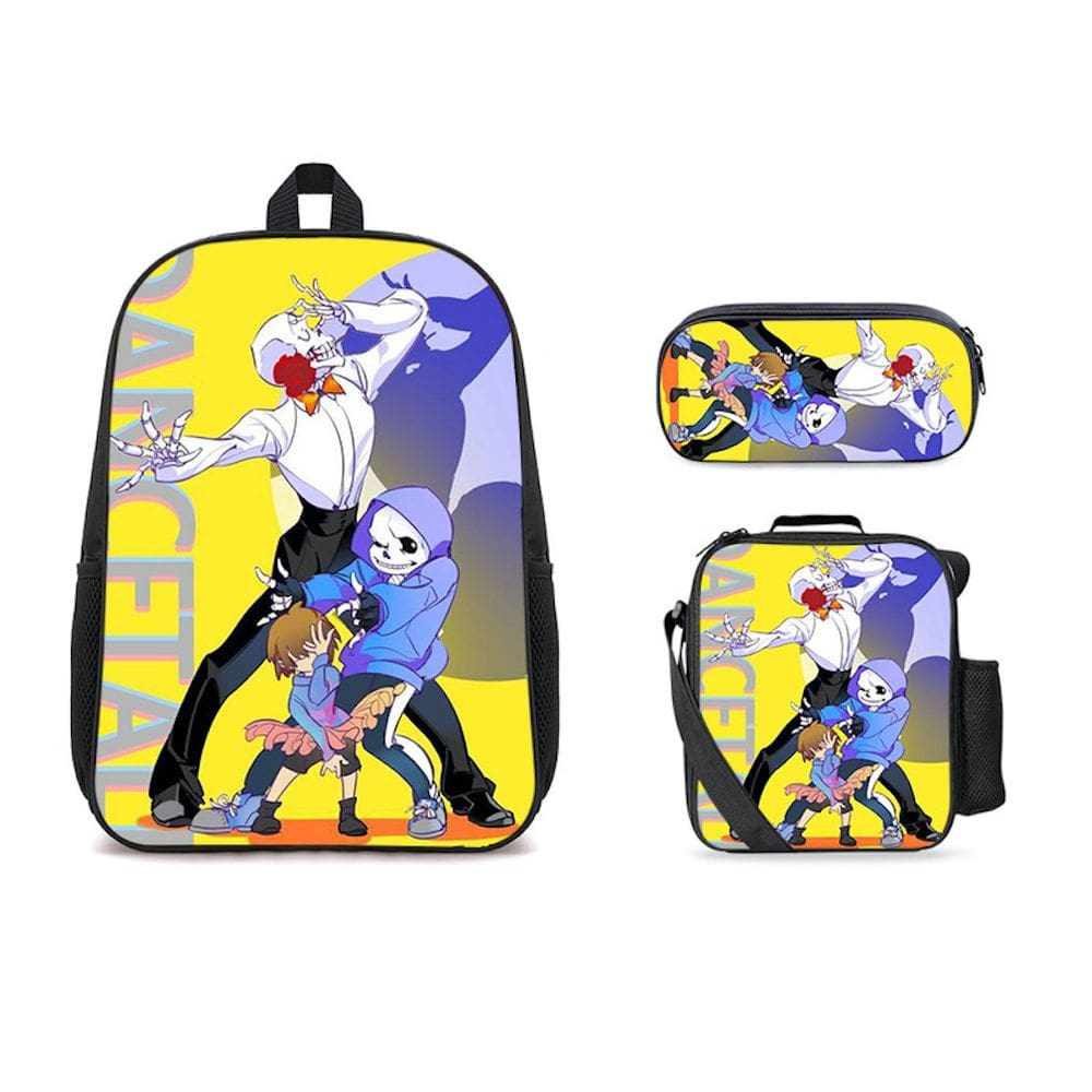 Conjunto de mochilas Tokyos Ghouls Satchel Nylon Anime School Kids