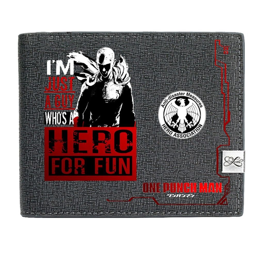 Wallet Slim BiFold Wallet Ones Punchs Mans Personagens de anime