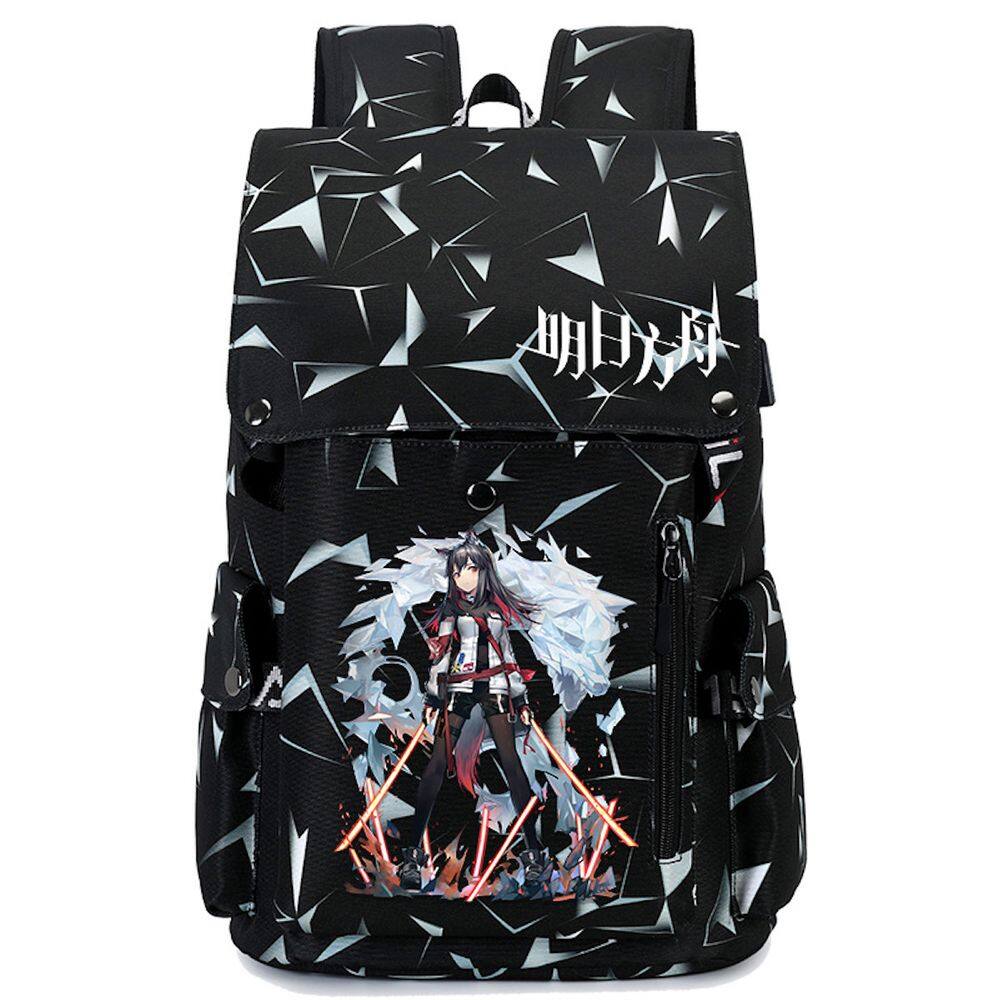 Mochila Arknights Texas Cartoon Kids School 29x17x43cm