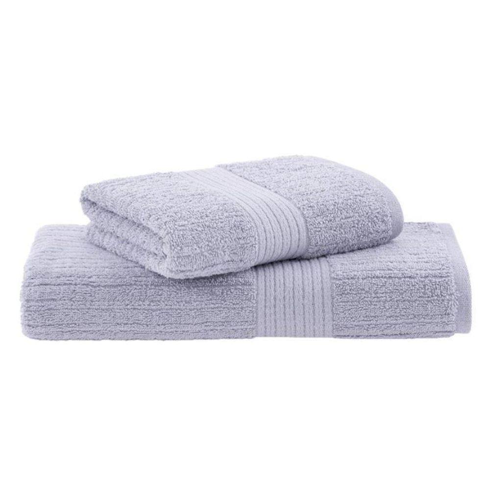 Toalha De Banho E Rosto Fio Penteado Canelado Buddemeyer