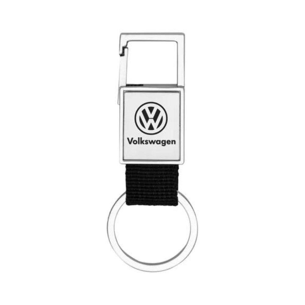 Chaveiro Mosquetão Metal Fosco Para Volkswagen Jetta - N