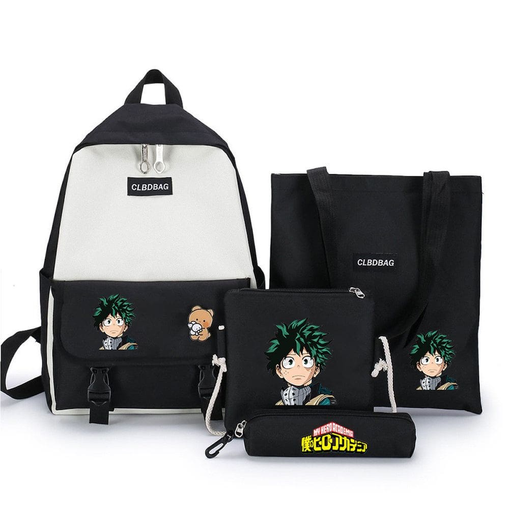 Conjunto de mochilas My Heros Academias Midoriyas Izukus para crianças