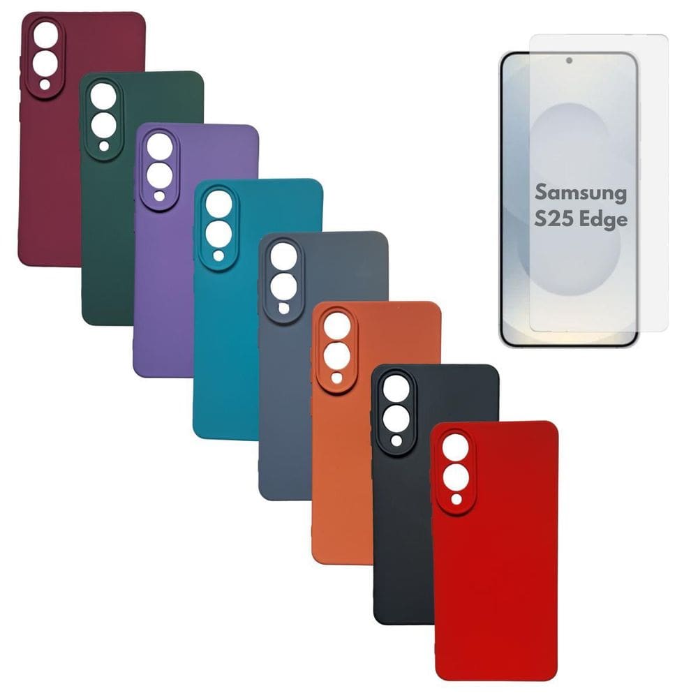 Capa + Pel Hidrogel Compativel Para Samsung Galaxy S25 Edge