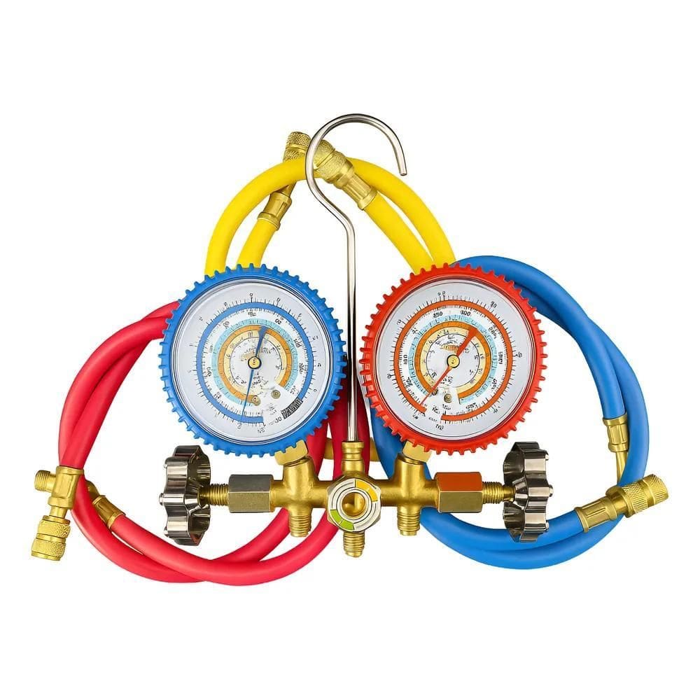 2X Manifold Refrigeração Ar Condicionado R12/R22/R134/404