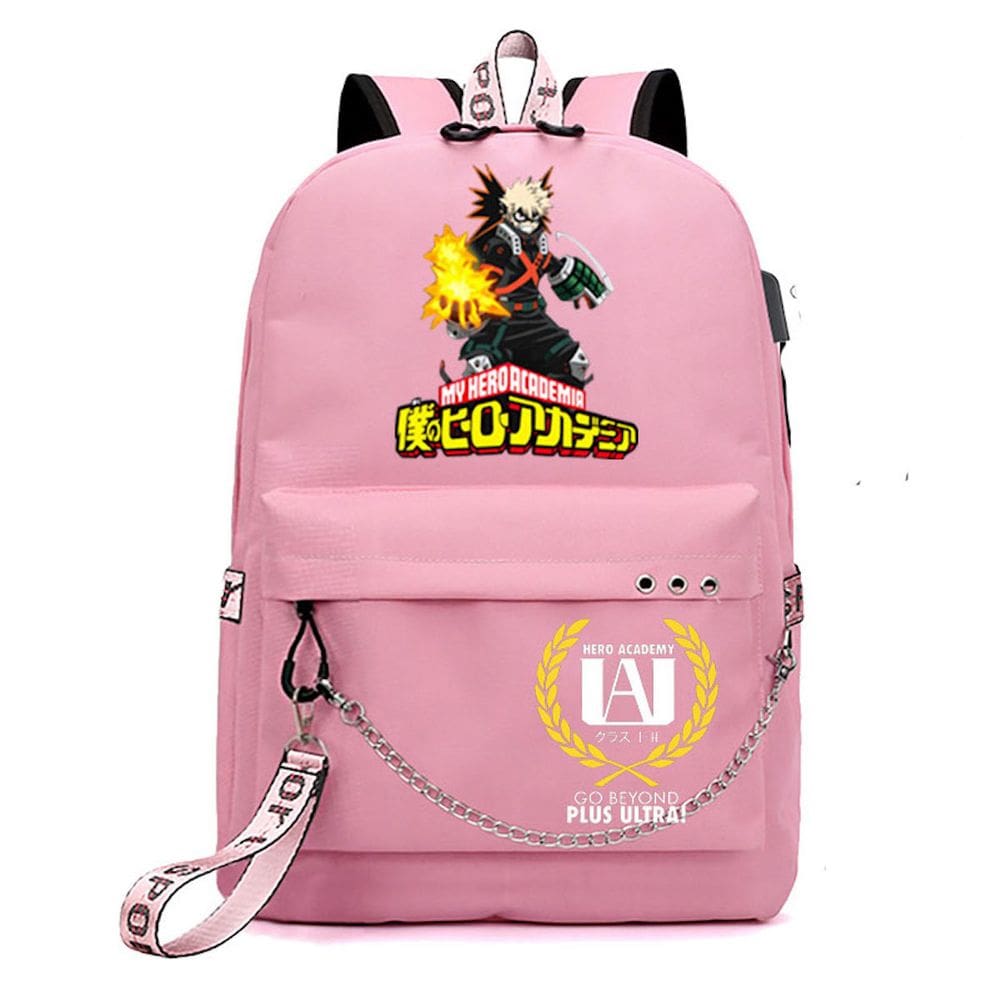Mochila escolar Mys Heros Academia Anime Oxford 32x15x45cm