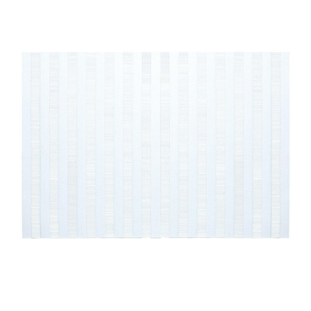 Jogo Lugar Americano Listras Branco 06 Peças Ja19038