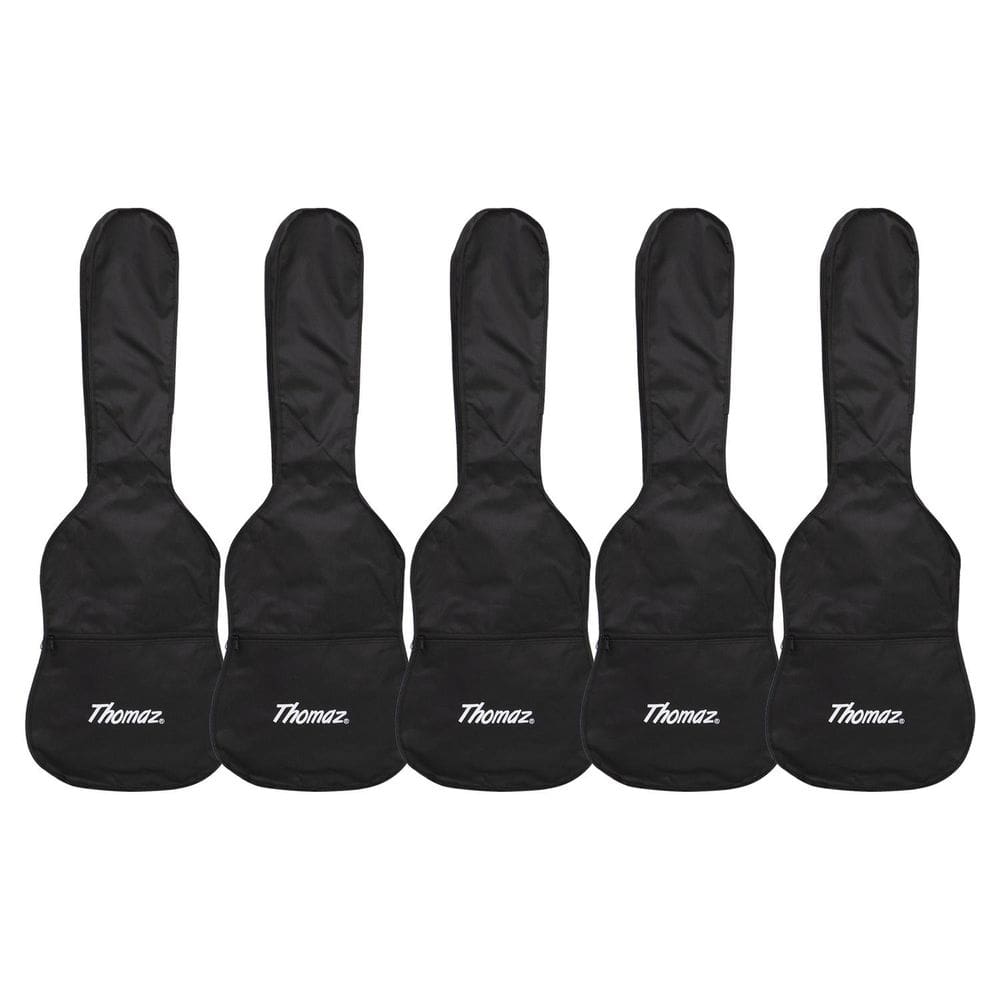 Kit 5 Capas para Guitarra Elétrica Preta Thomaz