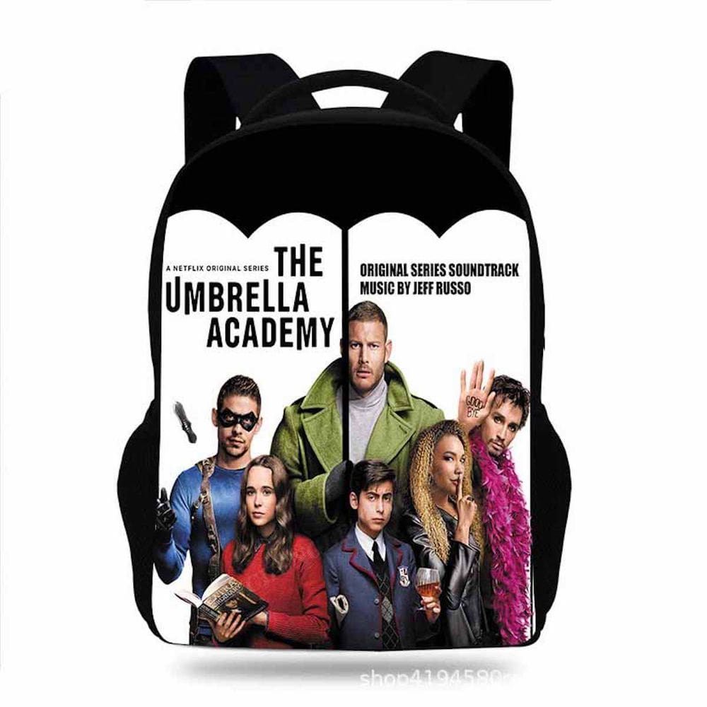 Mochila Umbrellas Academys Cartoon Kids School Oxford Cloth