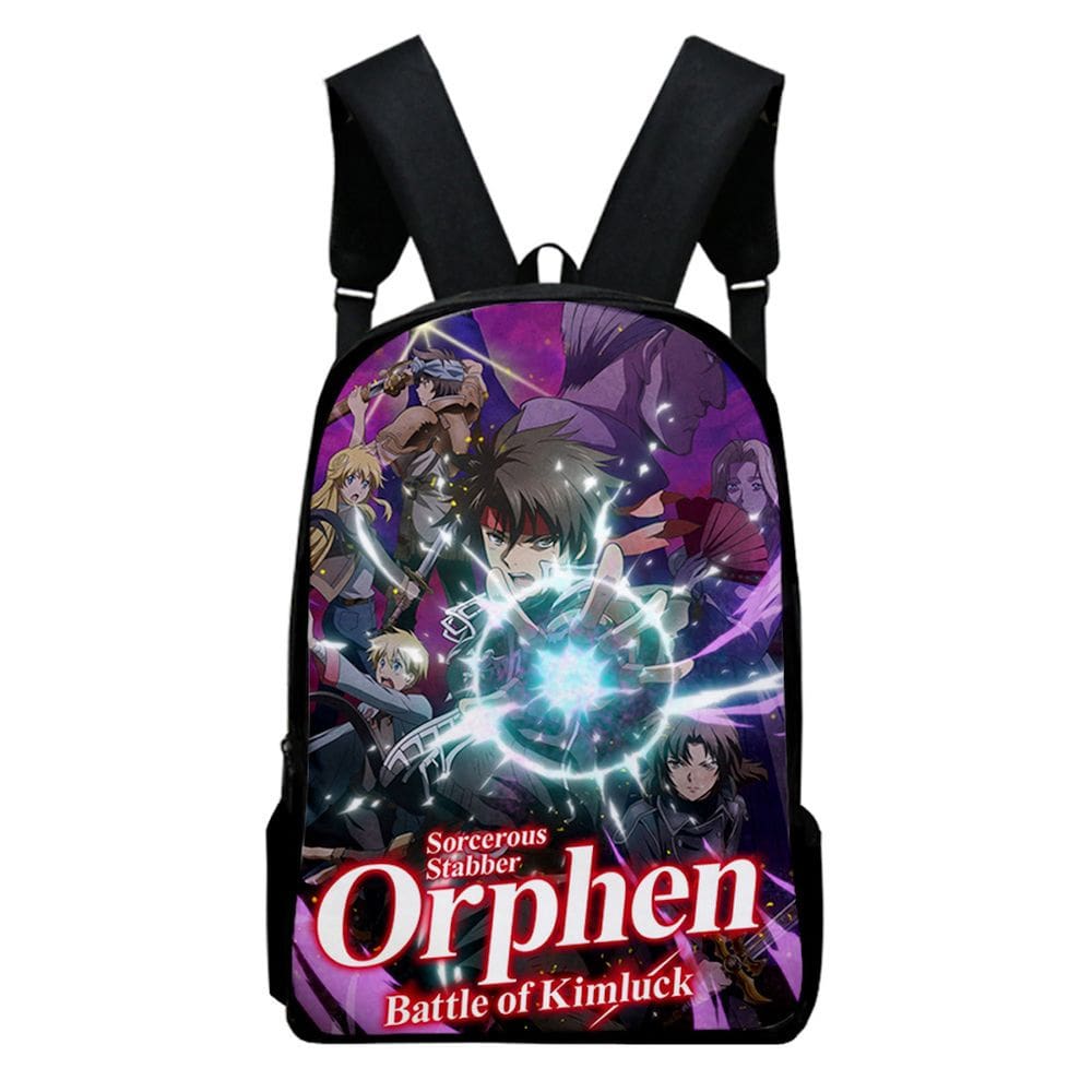 Mochila Orphen Kids School Mochila escolar impressa em 3D em nylon 30x14x40cm