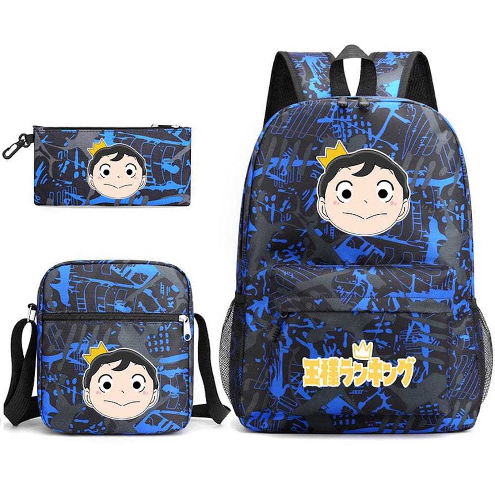 Conjunto de mochilas Rankings of Kingss Anime School, 3 unidades/conjunto