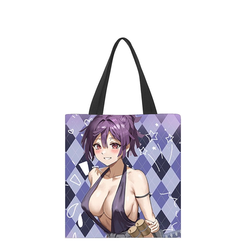 Sacola de lona Hell`s Paradises, presente para fãs de anime, 33x38cm