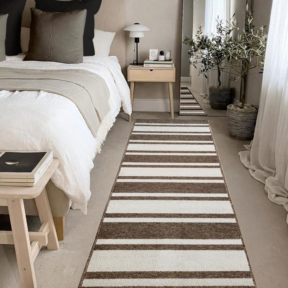 2 Tapete Quarto Beira Cama Antiderrapante 66X200 Oa Dt Rg Bg