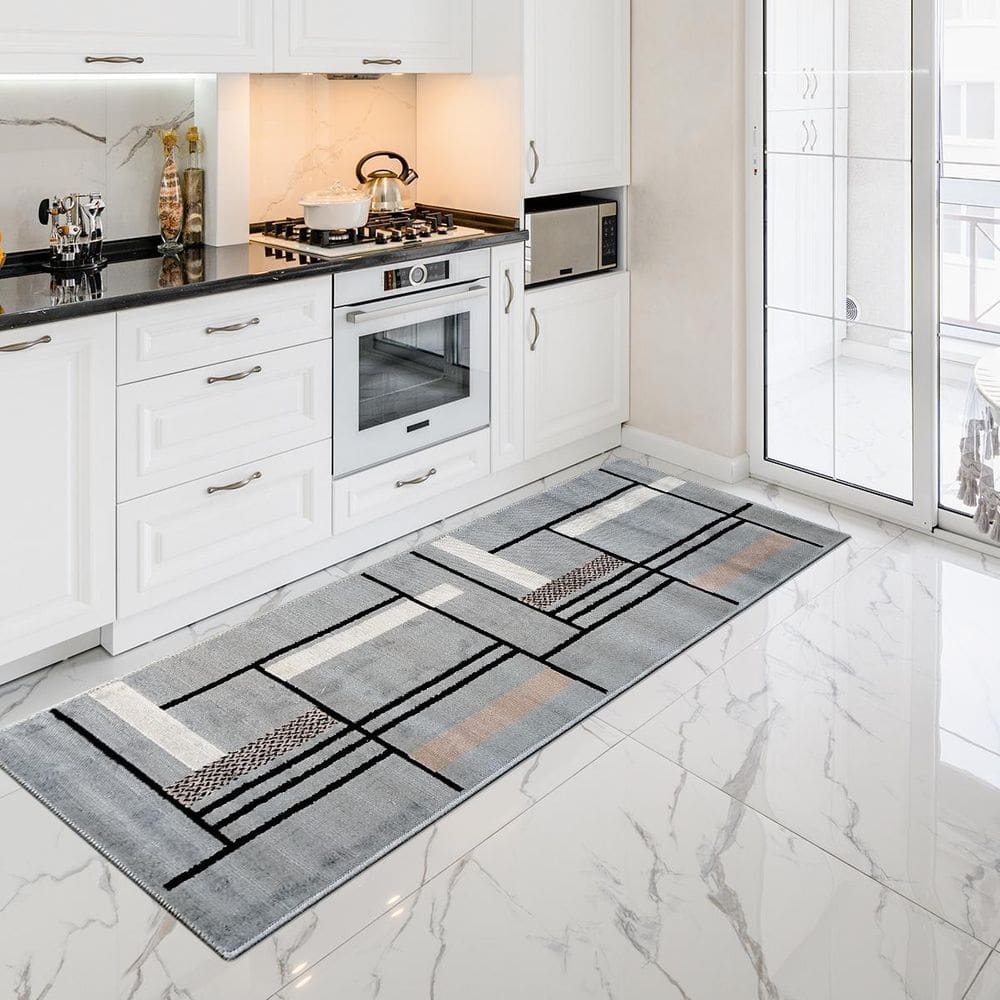 2 Tapete Cozinha Passadeira Absorvente 57X180 Js Re Nap M52