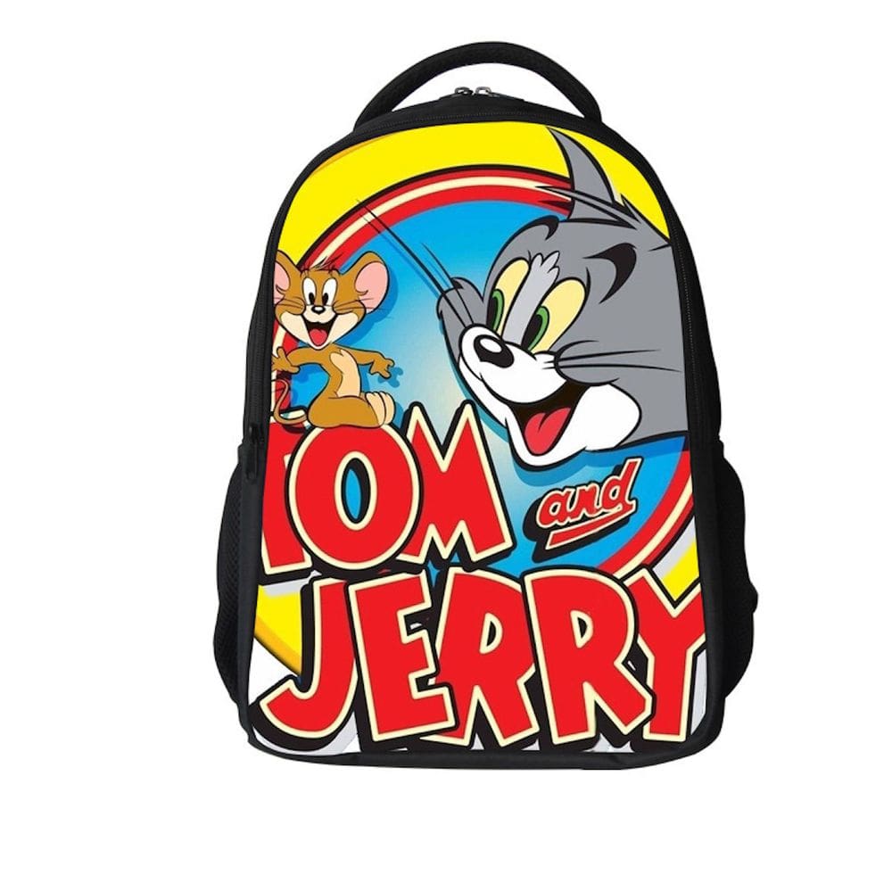 Mochila Tom and Jerrys Kids School Nylon 28x16x40cm