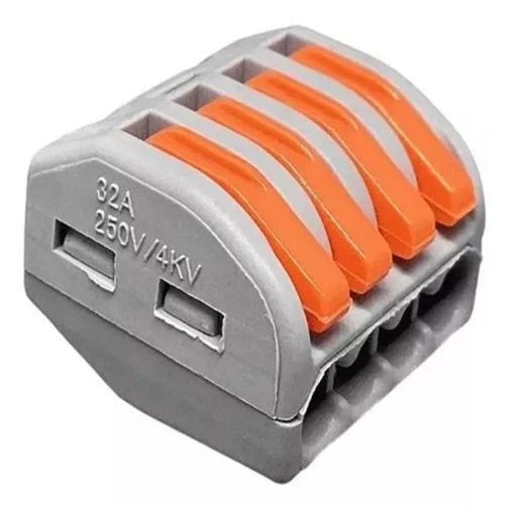 Conector De Alavanca Pct-214 Com 4 Vias