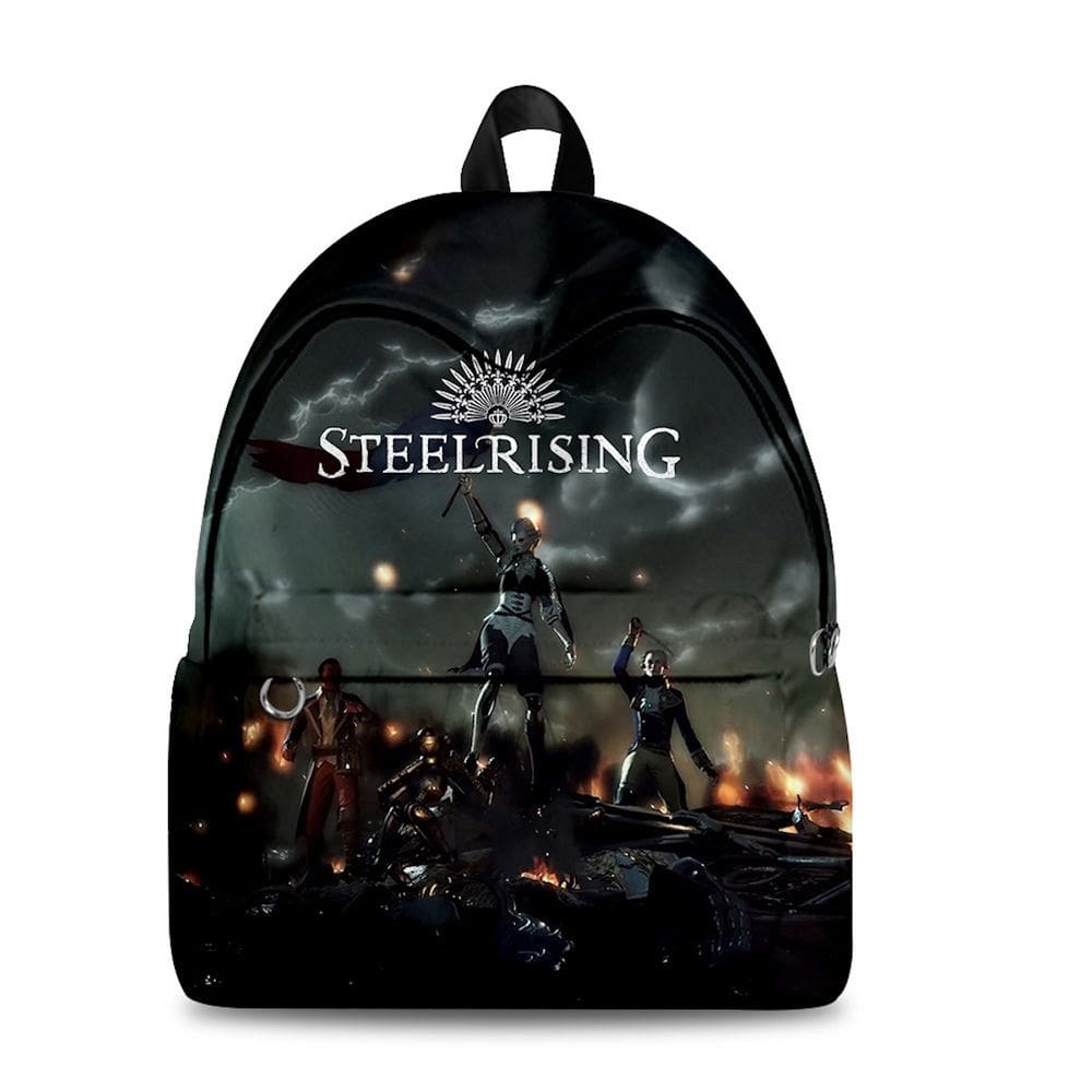 Mochila Steelrisings Cartoon Kids School Oxford Cloth