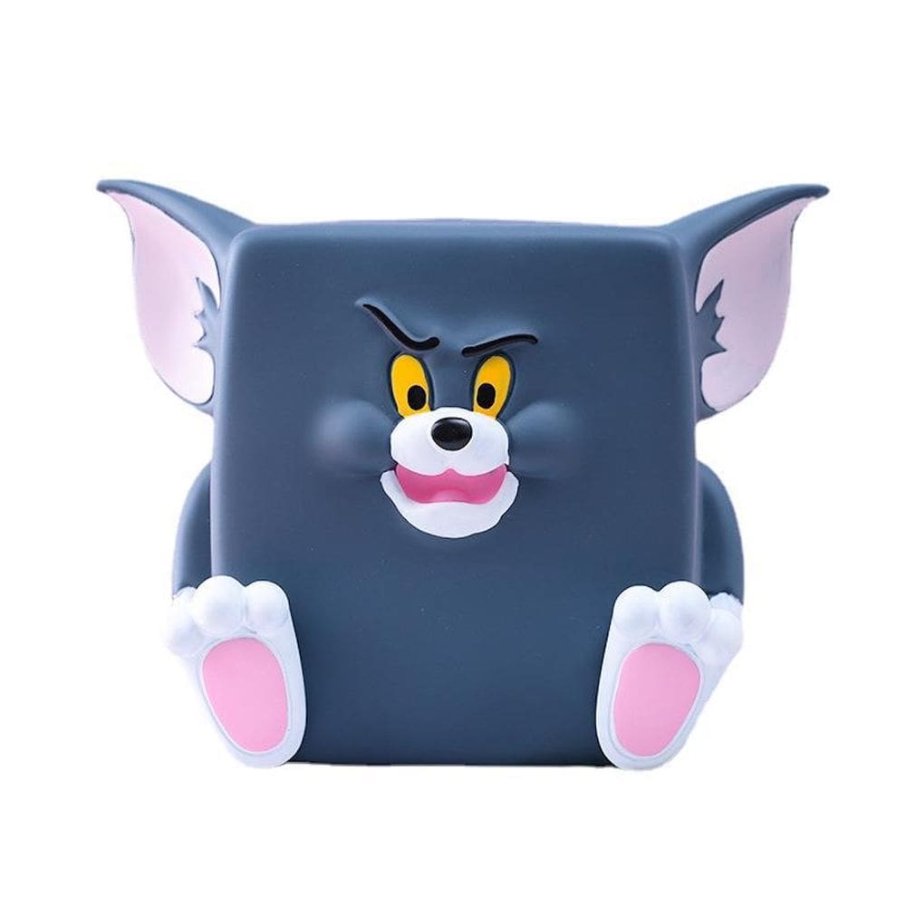 Carro de anime Piggy Bank Tom and Jerrys 18x14x17cm Vinil 400g
