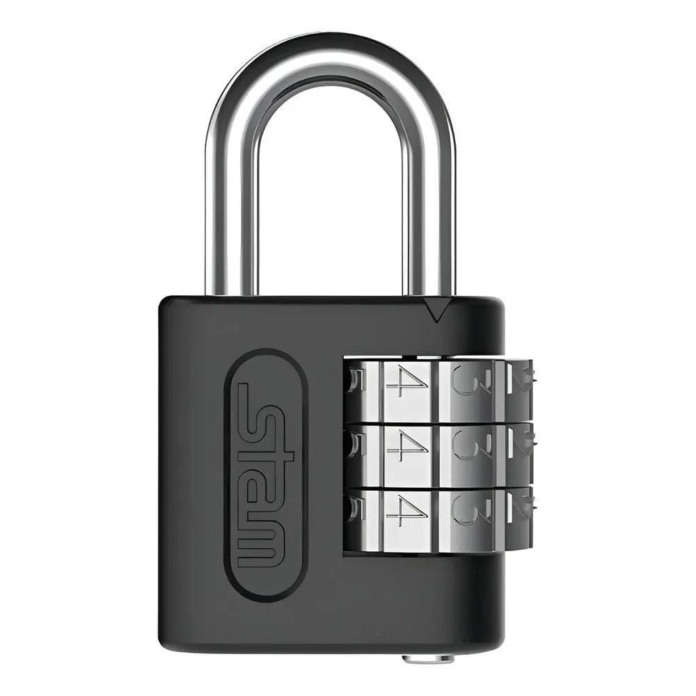 2X Cadeado Com Segredo Stam 25Mm Preto