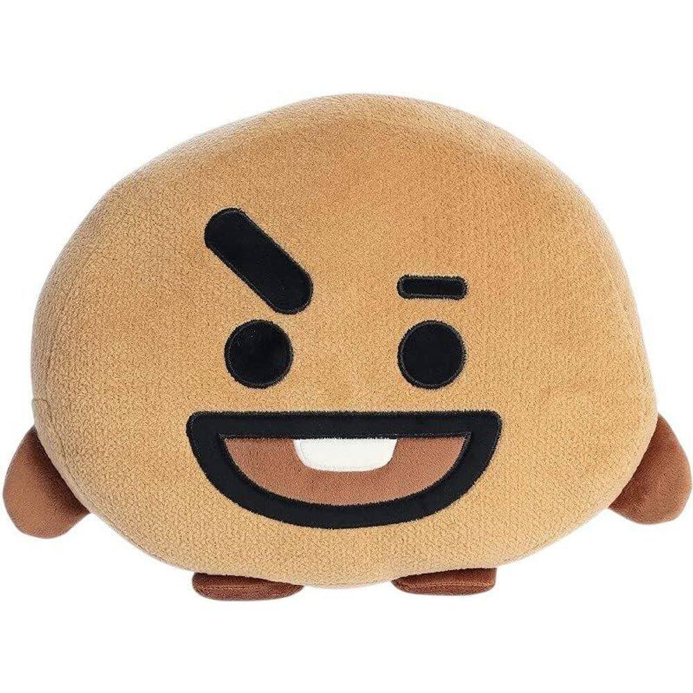 Manta Almofada Infantil Personagens Bt21 - Cinza