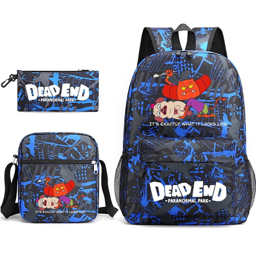 Conjunto de mochilas Deads Ends Paranormals Parks Cartoon Kids School