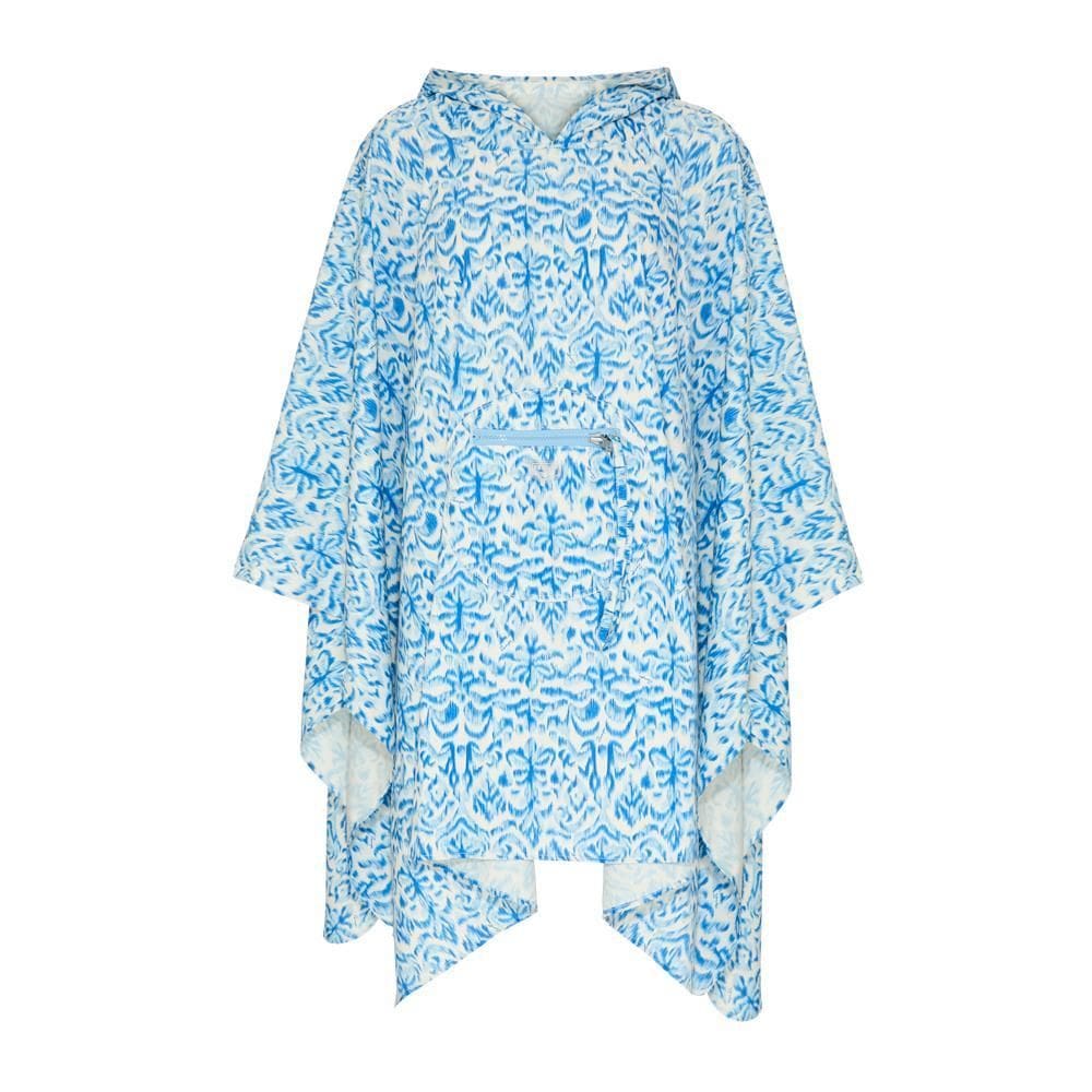 Capa De Chuva Ombra D Ikat Humano - Azul