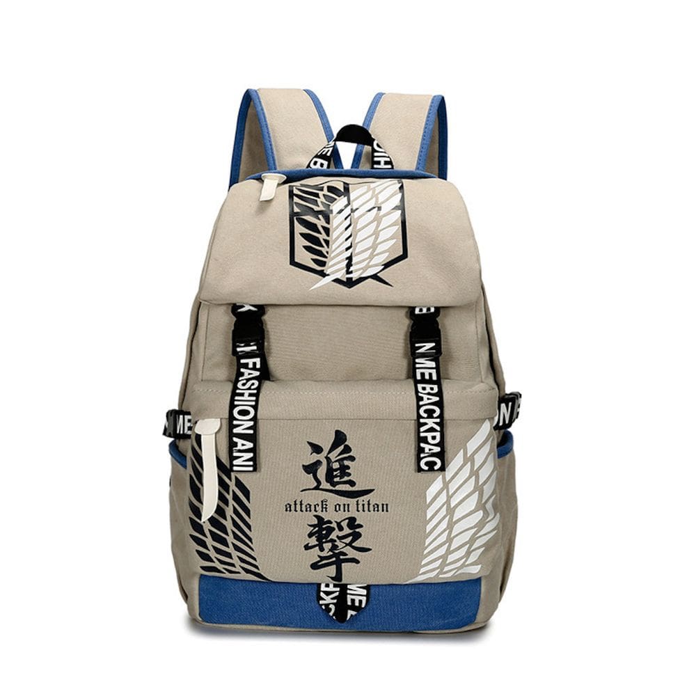 Mochila Attacks Ons Titans Kids School 31x15x43cm
