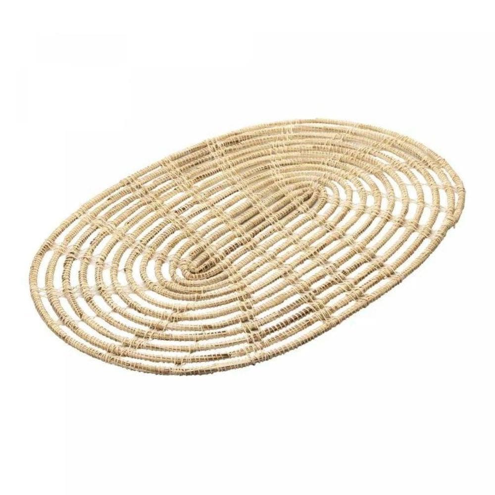 Jogo Americano Fibra Natural Oval Palm 45 X32Cm 220254 Lyor