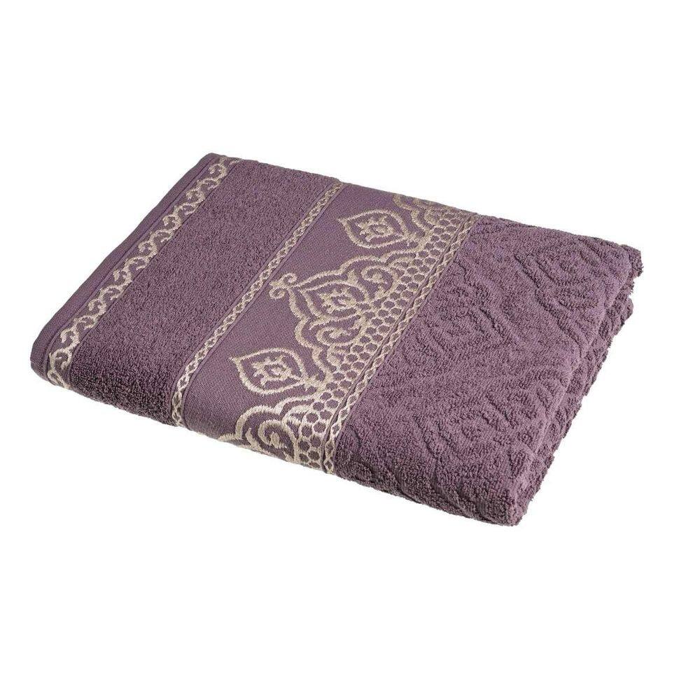 Toalha De Rosto Cavhome Avulsa 100% Algodão Barroca Mauve