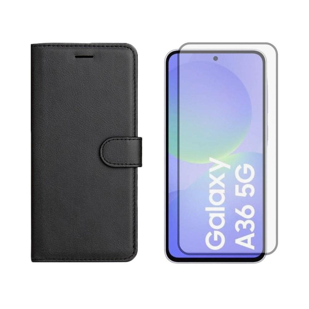 Capa Carteira + Pelicula Vidro Compativel Para Samsung A36