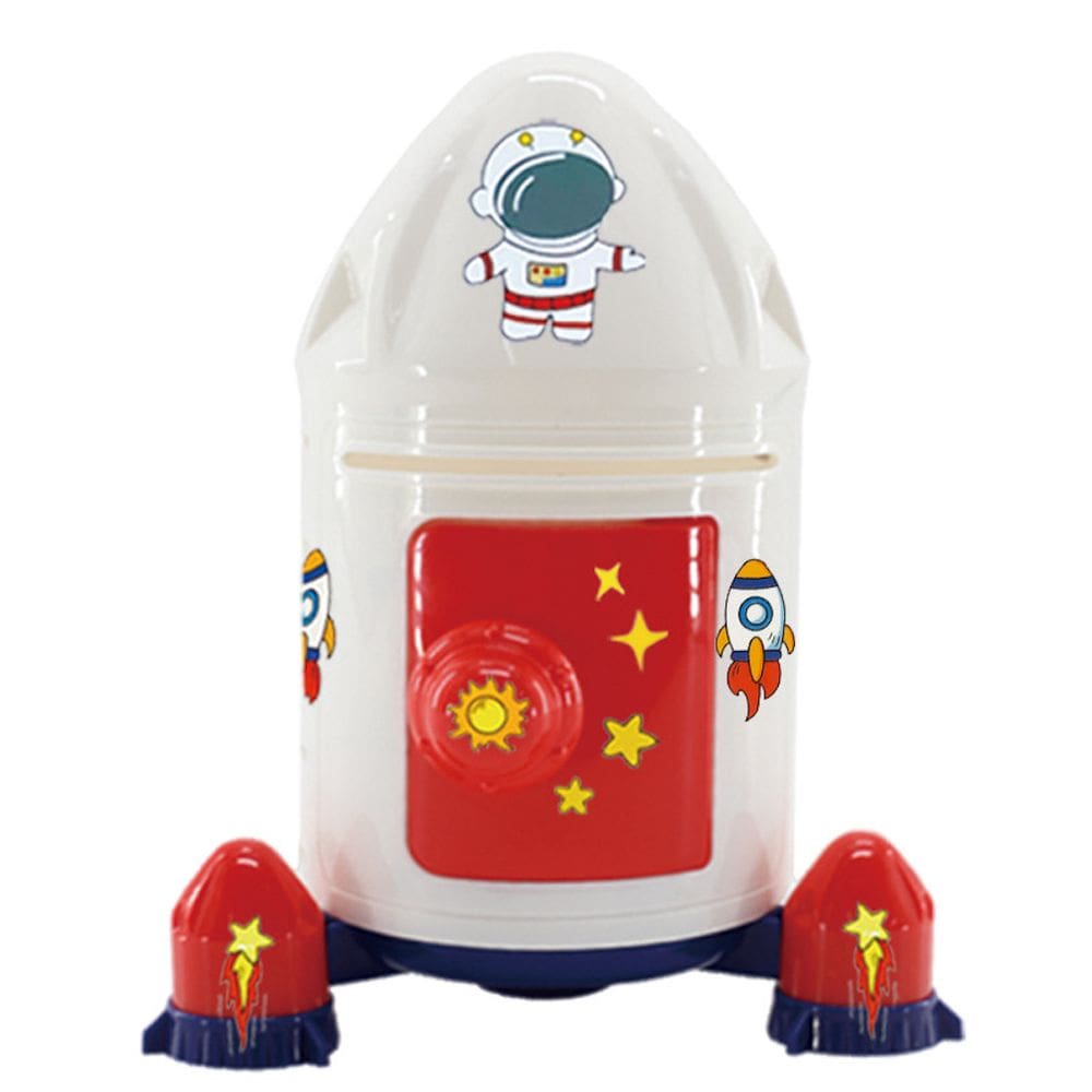 Piggy Bank Rocket for Kids Coin Money Box Saving Money Bank