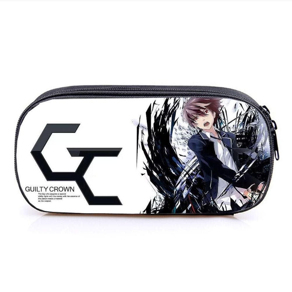 Bolsa de lápis Finals Fantasy Double Layer Cartoon Anime Pencil