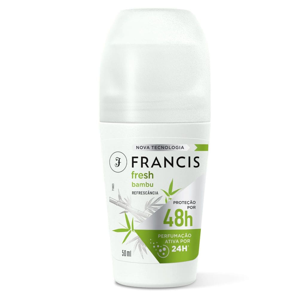 Desodorante Francis Fresh Bambu Roll-On Antitranspirante 48h 50ml
