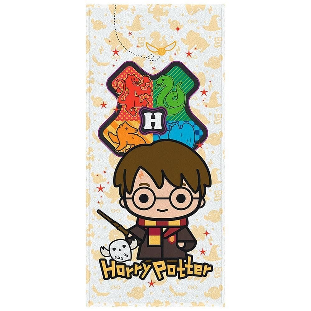 Toalha De Banho Infantil Lepper Felpuda Harry Potter 60Cm X